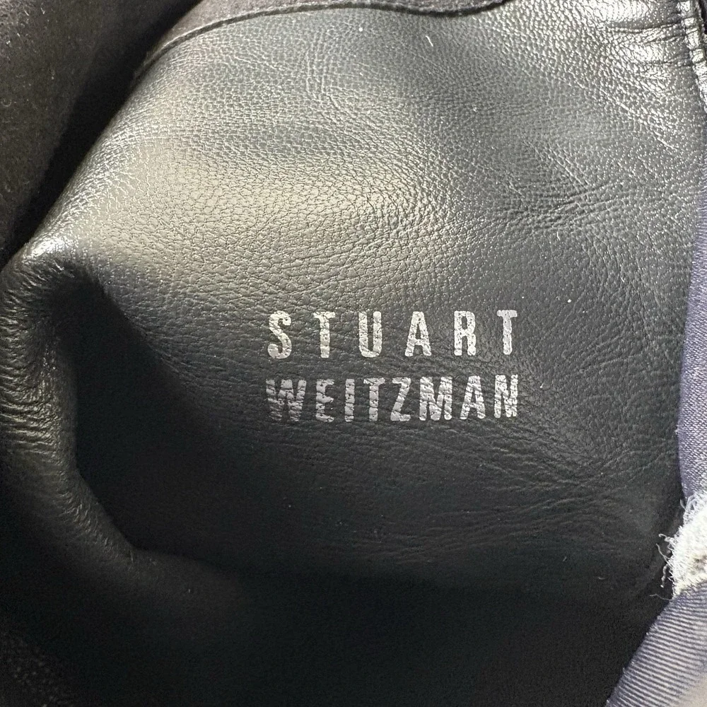 Stuart Weitzman 50/50 Over-the-Knee Boot Women's‎ Size 7 1/2 Black Suede